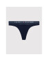 Tommy Hilfiger Kalhotky string Thong UW0UW00064 Tmavomodrá - Pepit.cz