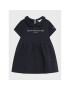 Tommy Hilfiger Každodenní šaty Baby Essential KN0KN01564 Tmavomodrá Regular Fit - Pepit.cz