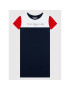 Tommy Hilfiger Každodenní šaty Colourblock KG0KG06036 D Tmavomodrá Regular Fit - Pepit.cz