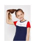 Tommy Hilfiger Každodenní šaty Colourblock KG0KG06036 M Tmavomodrá Regular Fit - Pepit.cz