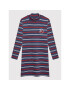 Tommy Hilfiger Každodenní šaty Stripe Rib KG0KG06121 D Tmavomodrá Regular Fit - Pepit.cz