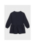 Tommy Hilfiger Každodenní šaty Textured Ruffle KG0KG06749 D Tmavomodrá Regular Fit - Pepit.cz