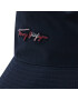 Tommy Hilfiger Klobouk Bucket Iconic Signature AW0AW11671 Tmavomodrá - Pepit.cz