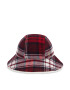 Tommy Hilfiger Klobouk Tommy Check Bucket Hat AW0AW15313 Tmavomodrá - Pepit.cz