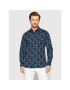 Tommy Hilfiger Košile Floral Print MW0MW23296 Tmavomodrá Slim Fit - Pepit.cz