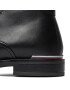 Tommy Hilfiger Kotníková obuv Core Rwb Hilfiger Lth L Boot FM0FM04804 Černá - Pepit.cz