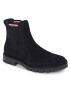 Tommy Hilfiger Kotníková obuv s elastickým prvkem Corpoarte Hilfiger Suede Chelsea FM0FM04803 Modrá - Pepit.cz