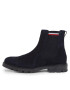 Tommy Hilfiger Kotníková obuv s elastickým prvkem Corpoarte Hilfiger Suede Chelsea FM0FM04803 Modrá - Pepit.cz