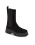 Tommy Hilfiger Kotníková obuv s elastickým prvkem Essential Suede Chelsea Boot FW0FW07489 Černá - Pepit.cz