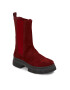 Tommy Hilfiger Kotníková obuv s elastickým prvkem Essential Suede Chelsea Boot FW0FW07489 Hnědá - Pepit.cz