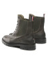 Tommy Hilfiger Kotníková obuv s elastickým prvkem Lth Up Chel Boot FM0FM04204 Zelená - Pepit.cz