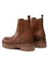 Tommy Hilfiger Kotníková obuv s elastickým prvkem Monochromatic Chelsea Boot FW0FW05950 Hnědá - Pepit.cz