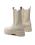 Tommy Hilfiger Kotníková obuv s elastickým prvkem Monochromatic Chelsea Boot FW0FW06730 Béžová - Pepit.cz