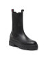 Tommy Hilfiger Kotníková obuv s elastickým prvkem Monochromatic Chelsea Boot FW0FW06730 Černá - Pepit.cz