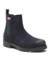 Tommy Hilfiger Kotníková obuv s elastickým prvkem Rwb Hilfiger Suede Chelsea FM0FM04202 Tmavomodrá - Pepit.cz