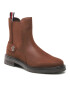 Tommy Hilfiger Kotníková obuv s elastickým prvkem Th Coin Flat Boot FW0FW06742 Hnědá - Pepit.cz