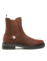 Tommy Hilfiger Kotníková obuv s elastickým prvkem Th Coin Flat Boot FW0FW06742 Hnědá - Pepit.cz