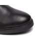 Tommy Hilfiger Kotníková obuv s elastickým prvkem Th Leather Flat Boot FW0FW06749 Černá - Pepit.cz