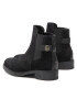 Tommy Hilfiger Kotníková obuv s elastickým prvkem Th Suede Flat Boot FW0FW06750 Černá - Pepit.cz