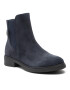 Tommy Hilfiger Kotníková obuv s elastickým prvkem Th Suede Flat Boot FW0FW06750 Tmavomodrá - Pepit.cz