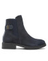 Tommy Hilfiger Kotníková obuv s elastickým prvkem Th Suede Flat Boot FW0FW06750 Tmavomodrá - Pepit.cz