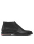 Tommy Hilfiger Kotníková obuv Signature Hilfiger Leather Boot FM0FM04176 Černá - Pepit.cz