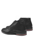 Tommy Hilfiger Kotníková obuv Signature Hilfiger Leather Boot FM0FM04176 Černá - Pepit.cz