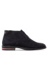 Tommy Hilfiger Kotníková obuv Signature Hilfiger Suede Boot FM0FM04174 Tmavomodrá - Pepit.cz