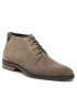 Tommy Hilfiger Kotníková obuv Signature Hilfiger Suede Boot FM0FM04174 Zelená - Pepit.cz