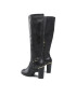 Tommy Hilfiger Kozačky Belt High Heel Longboot FW0FW07053 Černá - Pepit.cz