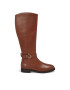 Tommy Hilfiger Kozačky Elevated Essential Longboot FW0FW07484 Hnědá - Pepit.cz