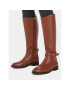 Tommy Hilfiger Kozačky Elevated Essential Longboot FW0FW07484 Hnědá - Pepit.cz