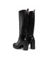 Tommy Hilfiger Kozačky Elevated Plateau Longboot FW0FW07545 Černá - Pepit.cz