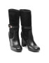 Tommy Hilfiger Kozačky Elevated Th High Heel Boot FW0FW06056 Černá - Pepit.cz