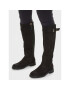 Tommy Hilfiger Kozačky Essential Nubuck Belt Longboot FW0FW07656 Černá - Pepit.cz