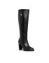 Tommy Hilfiger Kozačky Feminine Th Hardware Longboot FW0FW07541 Černá - Pepit.cz