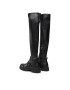 Tommy Hilfiger Kozačky Stretch Monochromatic Longboot FW0FW07611 Černá - Pepit.cz