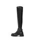 Tommy Hilfiger Kozačky Stretch Monochromatic Longboot FW0FW07611 Černá - Pepit.cz