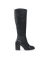 Tommy Hilfiger Kozačky Th Flag Stud Longboot FW0FW05949 Černá - Pepit.cz