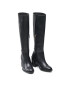 Tommy Hilfiger Kozačky Th Flag Stud Longboot FW0FW05949 Černá - Pepit.cz