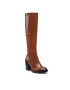 Tommy Hilfiger Kozačky Th Flag Stud Longboot FW0FW05949 Hnědá - Pepit.cz