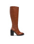 Tommy Hilfiger Kozačky Th Flag Stud Longboot FW0FW05949 Hnědá - Pepit.cz