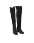 Tommy Hilfiger Kozačky Th Flag Stud Overknee Boot FW0FW05970 Černá - Pepit.cz