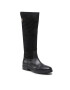 Tommy Hilfiger Kozačky Th Suede Longboot FW0FW07052 Černá - Pepit.cz