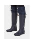 Tommy Hilfiger Kozačky Tommy Tartan Rubberboot FW0FW07664 Modrá - Pepit.cz