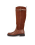 Tommy Hilfiger Kozačky ve vojenském stylu Casual Essential Belt Longboot FW0FW07480 Hnědá - Pepit.cz