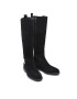 Tommy Hilfiger Kozačky ve vojenském stylu Essentials Longboot FW0FW05992 Černá - Pepit.cz