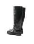 Tommy Hilfiger Kozačky ve vojenském stylu Leather Belt Longboot FW0FW06758 Černá - Pepit.cz