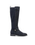 Tommy Hilfiger Kozačky ve vojenském stylu Th Essentials Longboot FW0FW07050 Tmavomodrá - Pepit.cz