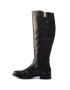 Tommy Hilfiger Kozačky ve vojenském stylu Th Hardware Leather Longboot FW0FW04283 Černá - Pepit.cz